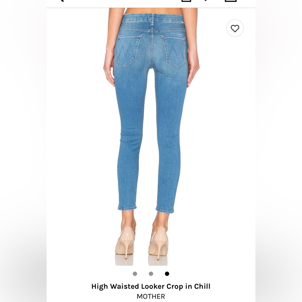 MOTHER high waisted looker crop